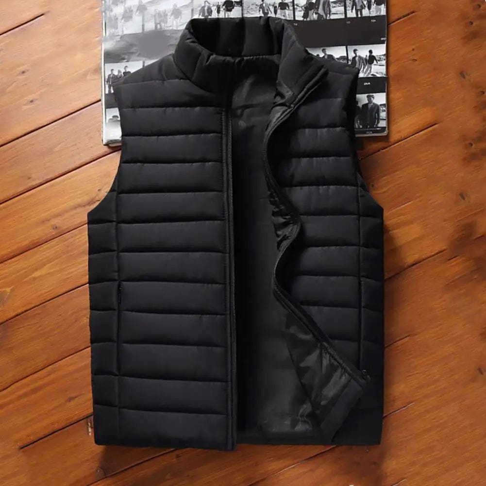 Outdoor Men Waistcoat 3D Cutting Thicken Slim Fit Slim Fit Waterproof Vest Coat  Vest Coat Windproof