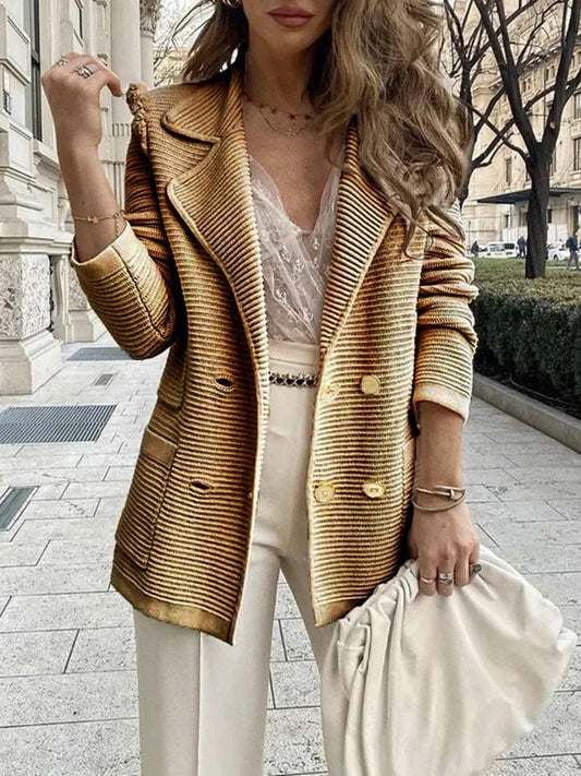 2022 Loungewear Jacket Women Spring Autumn Turn-Down Collar Simple Solid Fashion Outerwear Long Sleeve Elegant Coats Streetwear