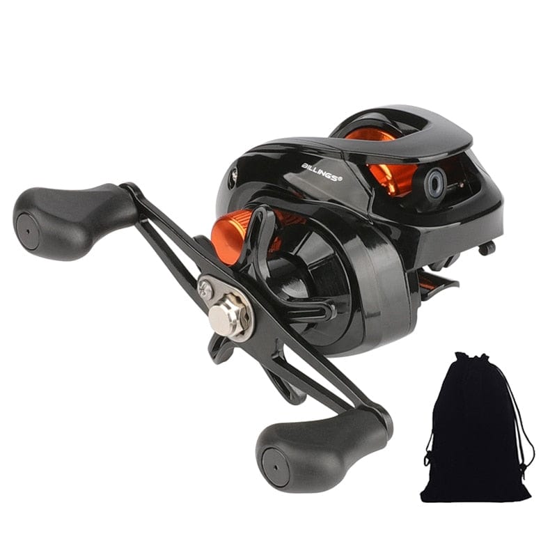 GLS Lightweight Spool 6.3:1 Gear Ratio Baitcasting Fishing Wheel Baitcasting Reel 8kg Max Drag Saltwater High Speed Fishing Reel