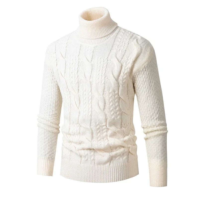 2023 Autumn/Winter Warm High Neck Sweater Men's Underlay Korean Edition Trend