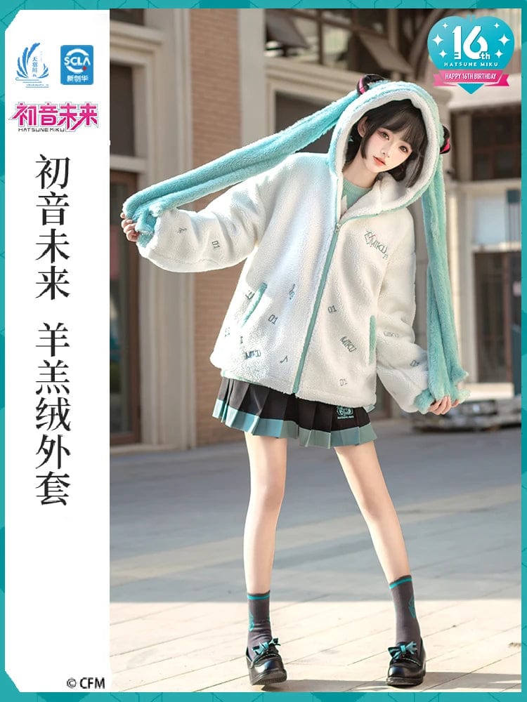 Original Miku Jacket Coat Vocaloid Hatsune Coats Women Winter Autumn Jackets Casual Men Cosplay Christmas Costume Anime Clothing