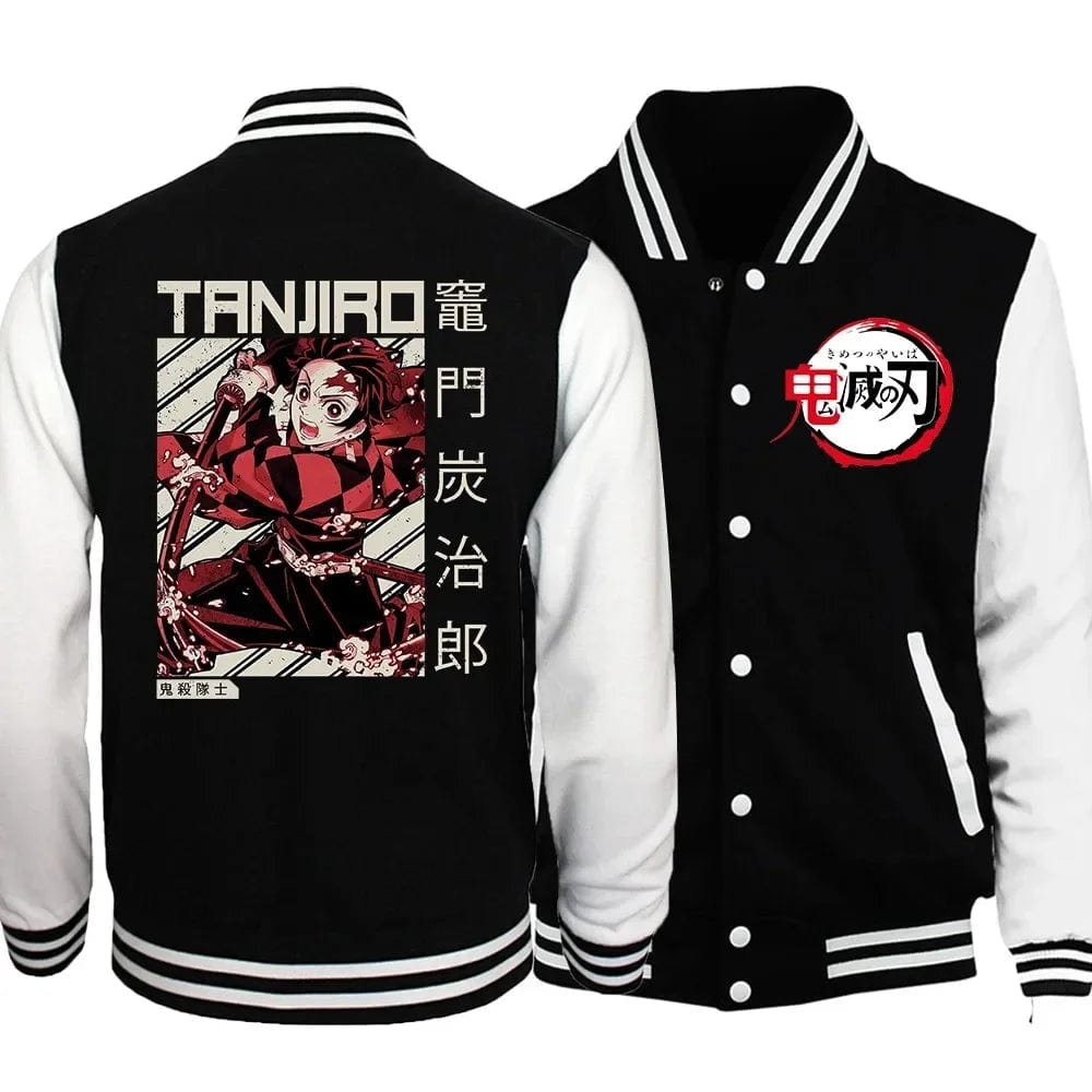 Anime Demon Slayer Men Women Kyojuro Rengoku Sweatshirt Jacket Kimetsu No Yaiba Jacket Baseball Uniform Japanese Anime Cardigan