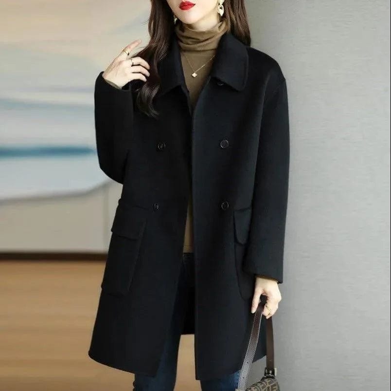 Autumn Winter Woolen Coat For Women Thickening Korean Fashion Warm Blazers Jackets Coats Women Clothing