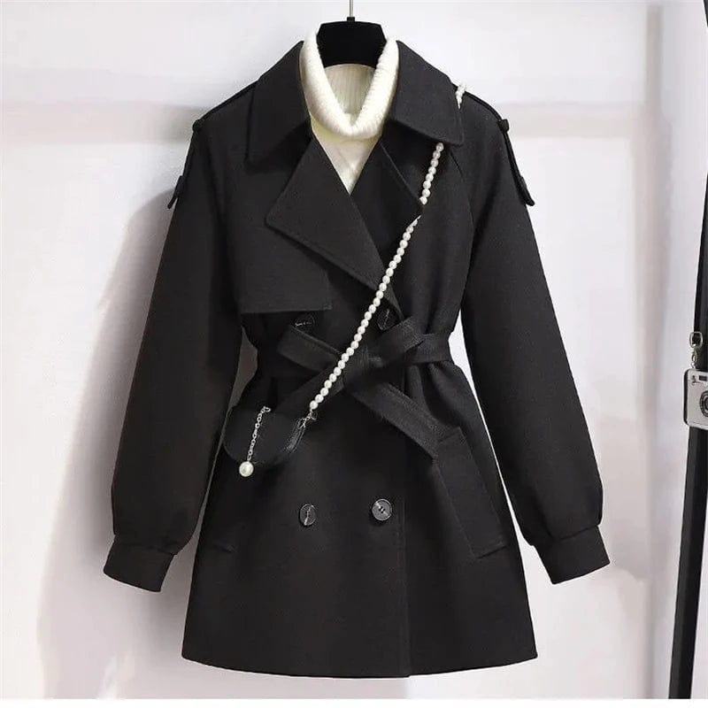 Women's Woolen Coat 2023 Autumn/Winter Korean Version Loose Fashion Ladies Jacket Elegant Temperament Femme Wool Outerwear