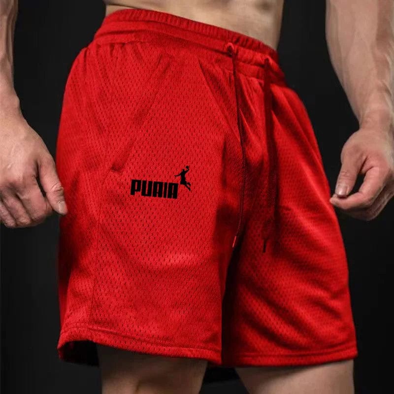 2024 Summer New Sports Fitness Shorts Men's Basketball Game Training Running Casual Loose Quick-Drying Five-Point Pants