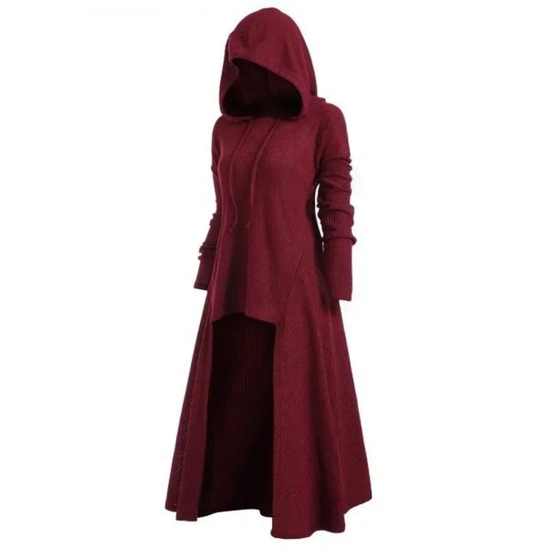 Fashion Gothic Clothing Women Tops Women's Steampunk Coat Hooded Long Trench Coat coats for women