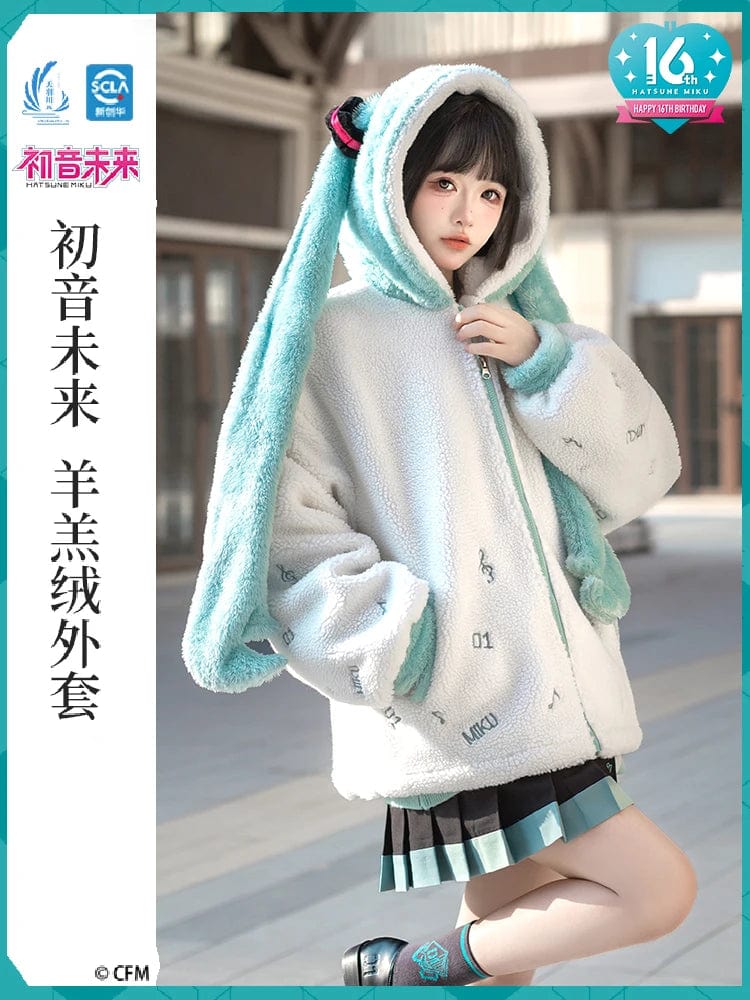 Original Miku Jacket Coat Vocaloid Hatsune Coats Women Winter Autumn Jackets Casual Men Cosplay Christmas Costume Anime Clothing