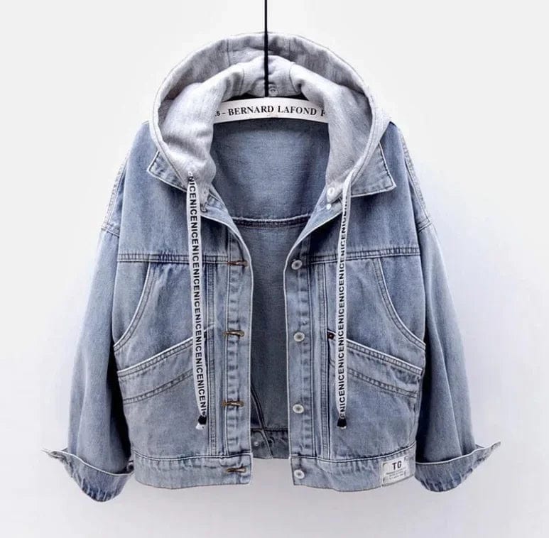 Denim Coat Women Y2k Cotton Spring Autumn Ropa Cardigan Jeans Punk Gothic Bomber Jacket Windbreaker Women Jackets Korean