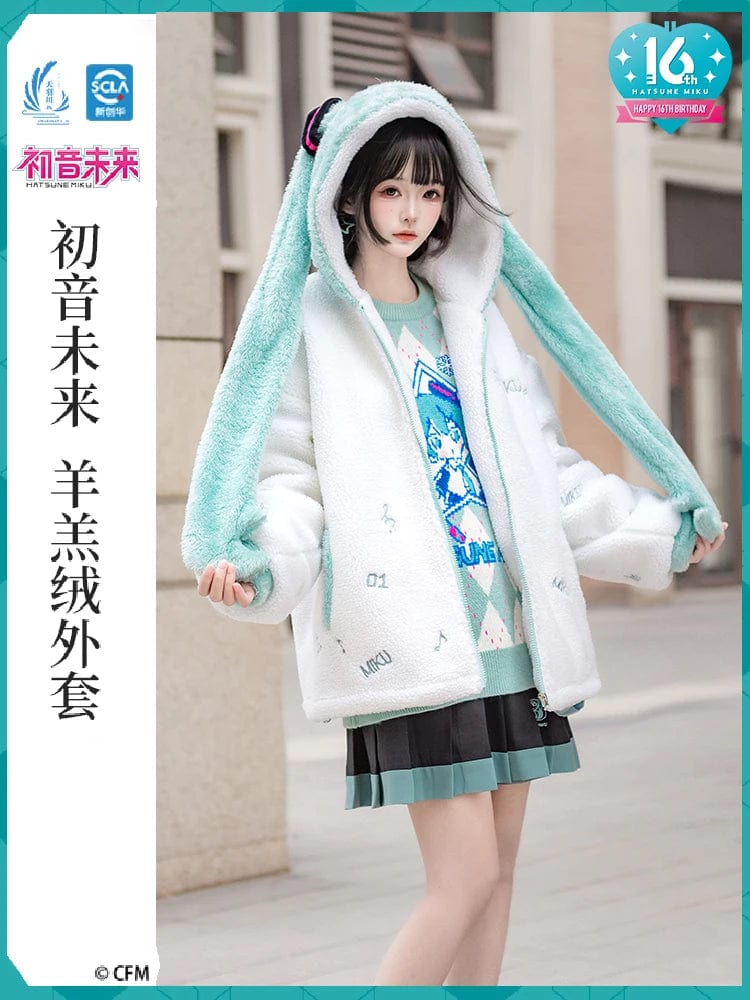 Original Miku Jacket Coat Vocaloid Hatsune Coats Women Winter Autumn Jackets Casual Men Cosplay Christmas Costume Anime Clothing