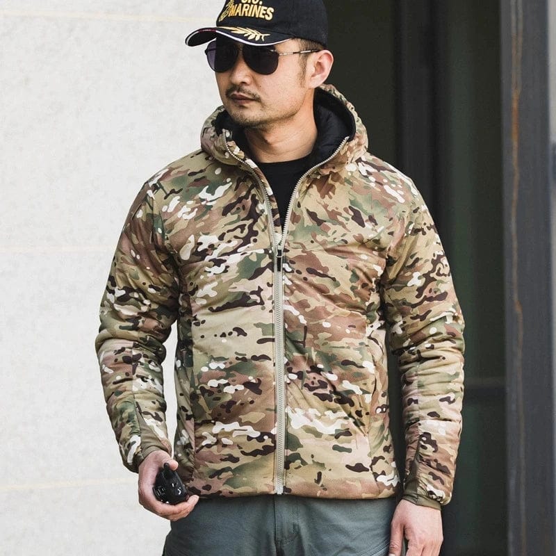 Outdoor Army Clothes Casual Tactical Windbreaker Men Winter Autumn Waterproof Flight Pilot Coat Hoodie Military Field Jacket