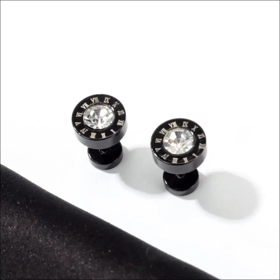 AliExpress earrings wholesale street retro men Roman digital