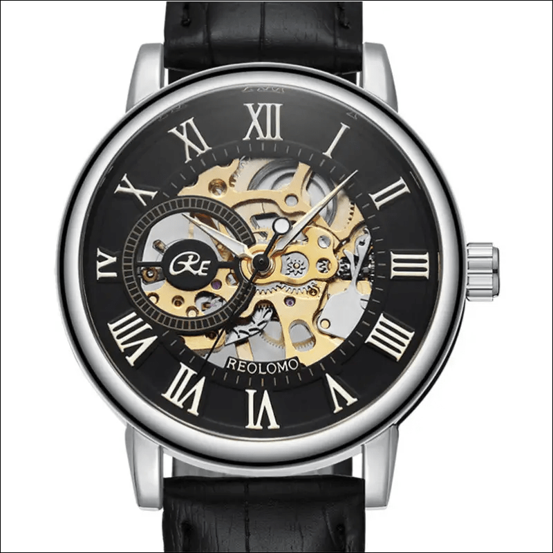 Ancient cashbox model watch fashion hot belt men’s hollow