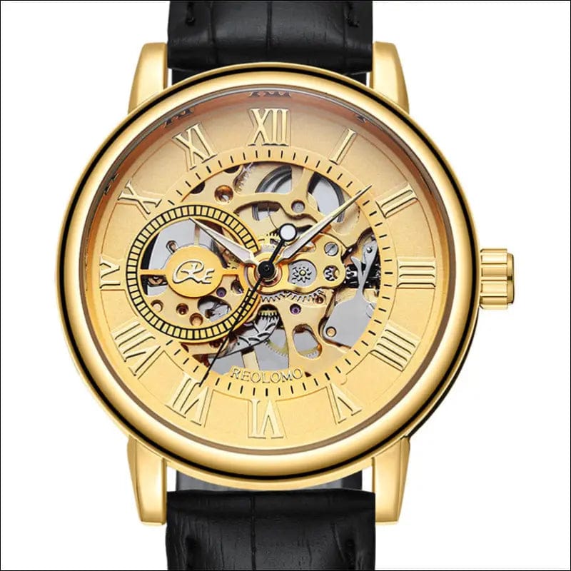 Ancient cashbox model watch fashion hot belt men’s hollow