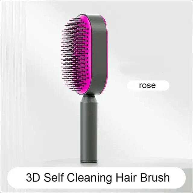 Anti-Static Scalp Comb - Rose - 43341938-rose BROKER SHOP