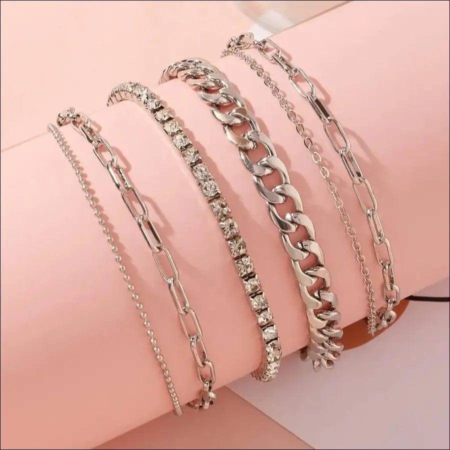 Aurgenti Bracelets - Silver / Alloy - 41629805-silver-alloy