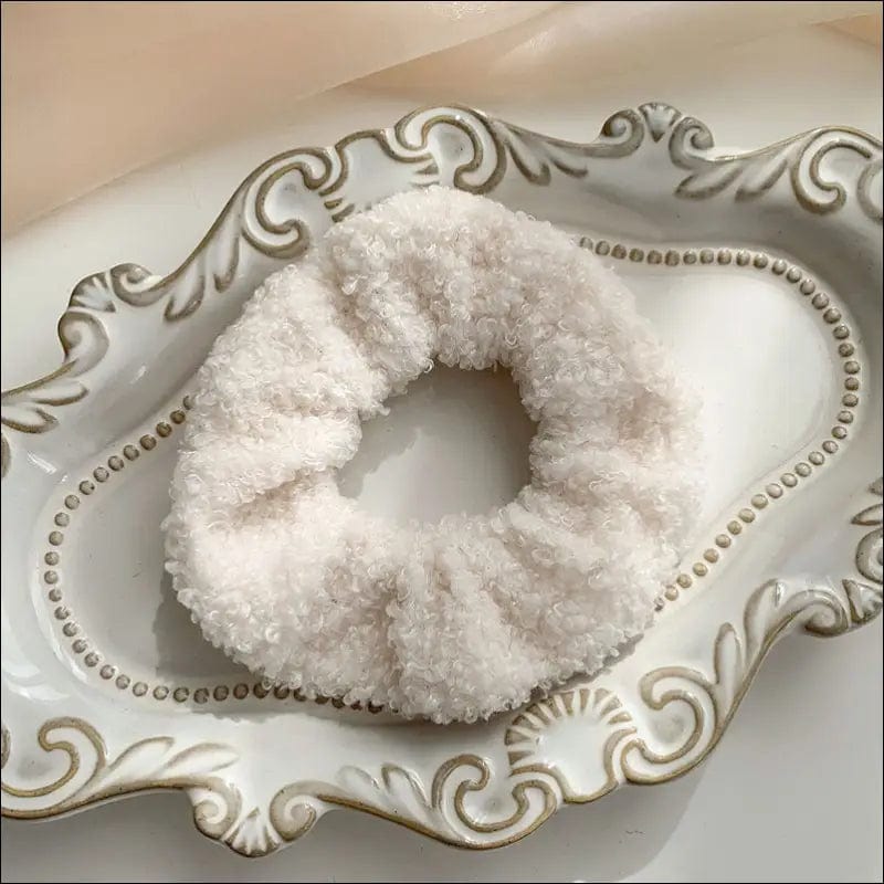 Autumn and winter plush big intestine hair ring temperament