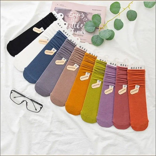 Autumn cotton socks stacks stockings adventive female