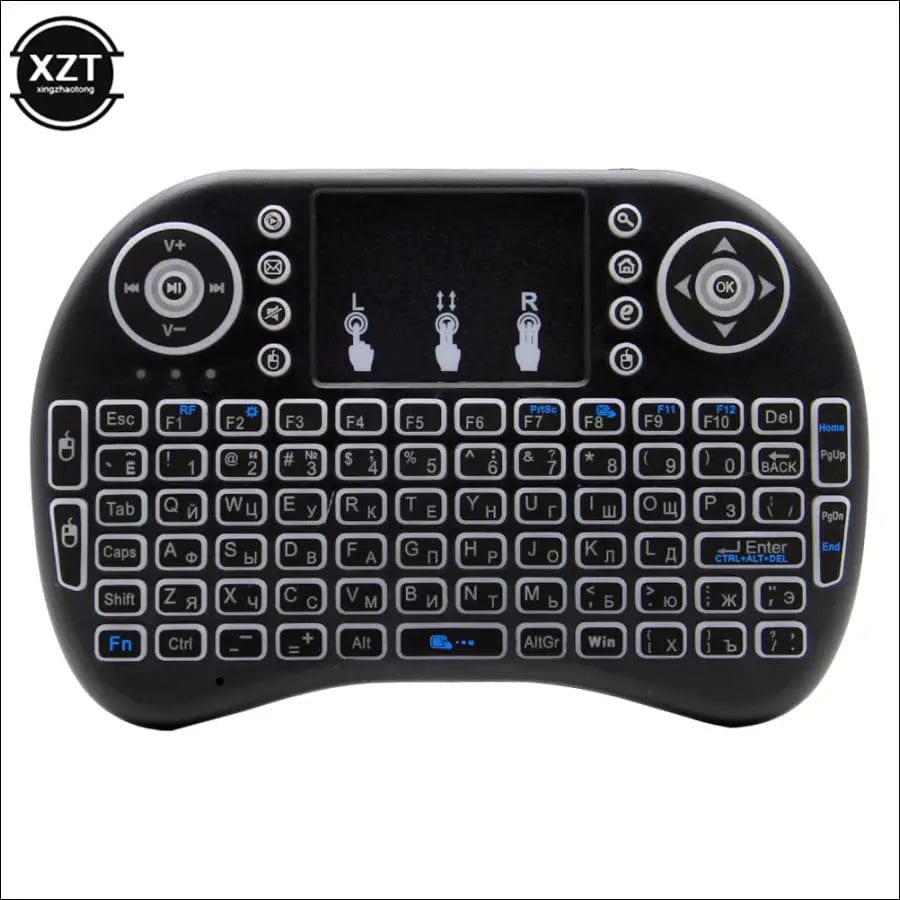 Backlit 2.4G Air Mouse Remote Touchpad - Russian backlight -