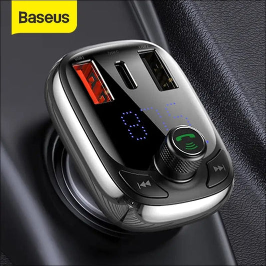 Baseus FM Transmitter Bluetooth 5.0 Handsfree Car Kit Audio