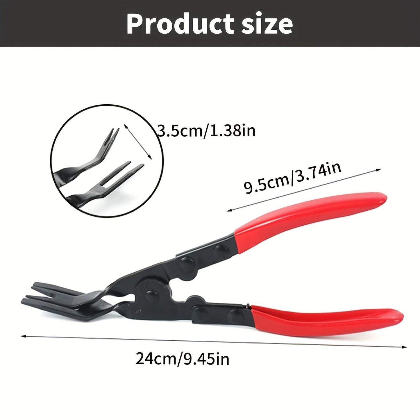 Upgrade Your Car with This Professional Plastic Rivet Snap Plier - Red Tool