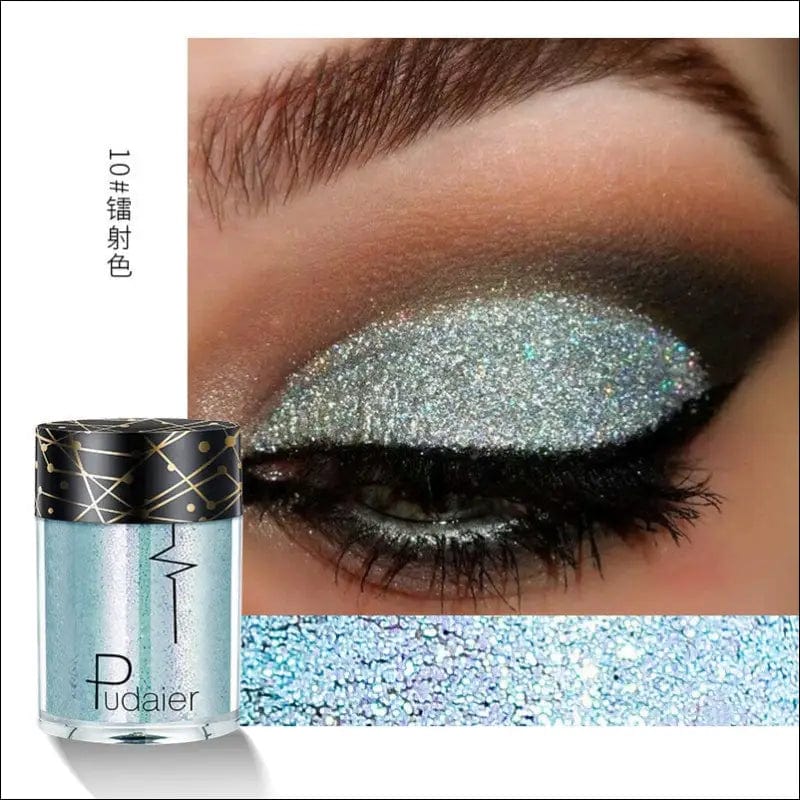 Beyprern 36 Colors Glitter Eyeshadow Waterproof Metallic