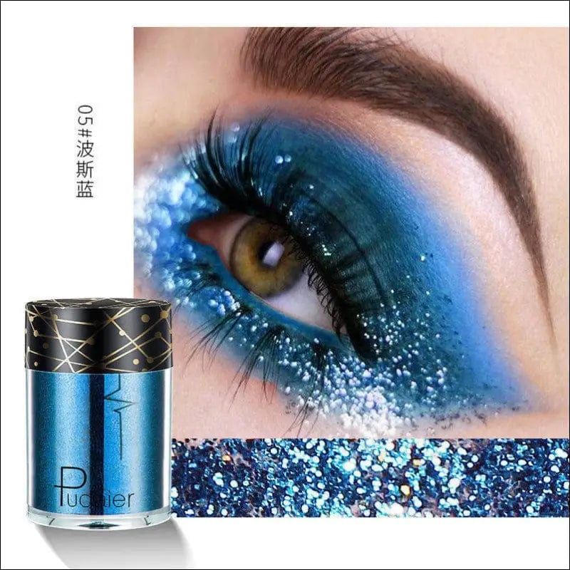 Beyprern 36 Colors Glitter Eyeshadow Waterproof Metallic