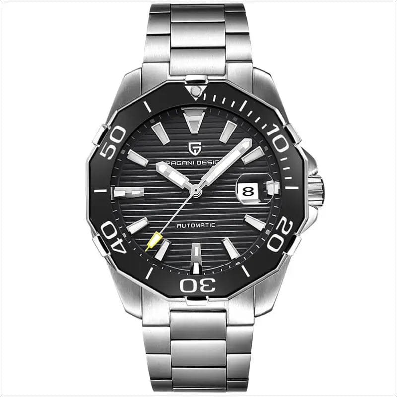Bohei mechanical watch men and steel strip multi-function