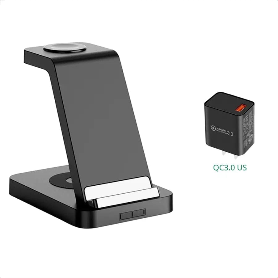 Bonola Qi 3 in 1 Wireless Charger Stand for Apple iPhone