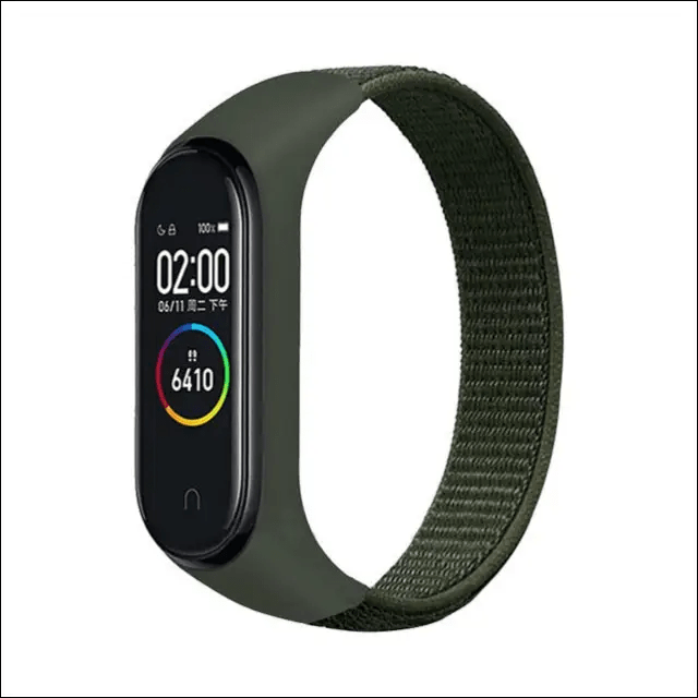 Bracelet for mi band 5 6 Strap Nylon Sport loop watch Belt