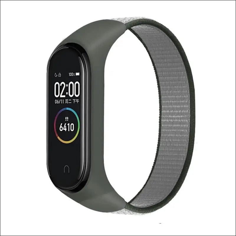 Bracelet for mi band 5 6 Strap Nylon Sport loop watch Belt