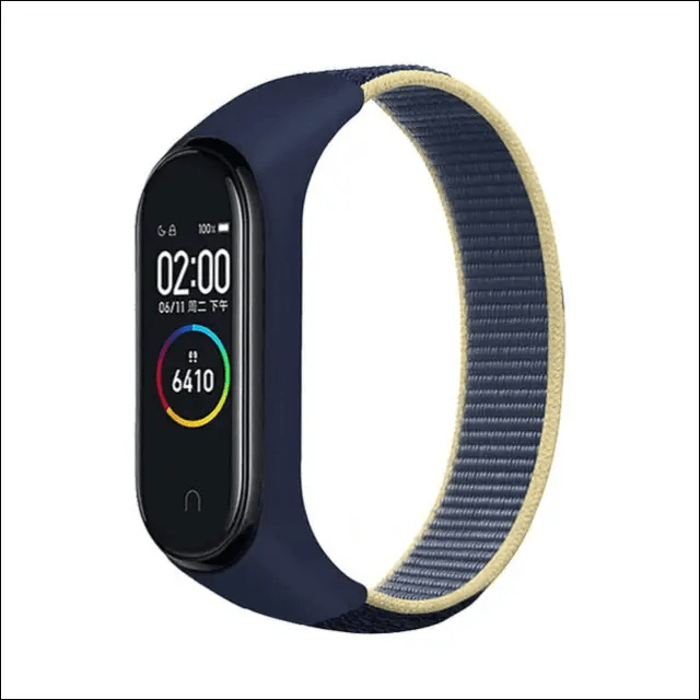 Bracelet for mi band 5 6 Strap Nylon Sport loop watch Belt