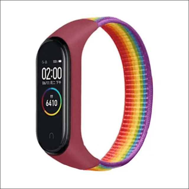 Bracelet for mi band 5 6 Strap Nylon Sport loop watch Belt