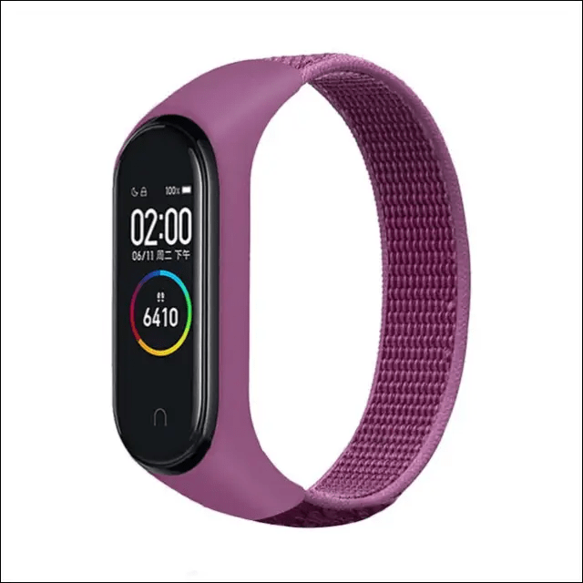 Bracelet for mi band 5 6 Strap Nylon Sport loop watch Belt