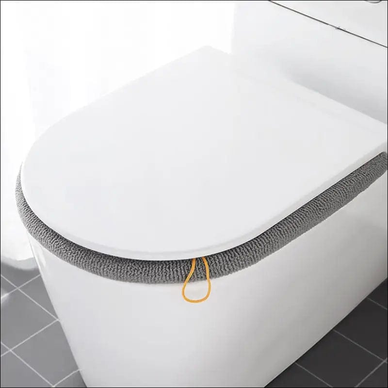 British Plug Toilet Seat Home Winter Thickened Fleece