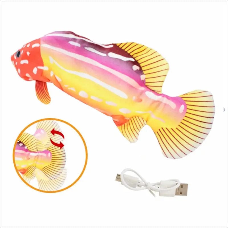 Cat Toy Fish USB Electric Charging Simulation Pet Chew Bite