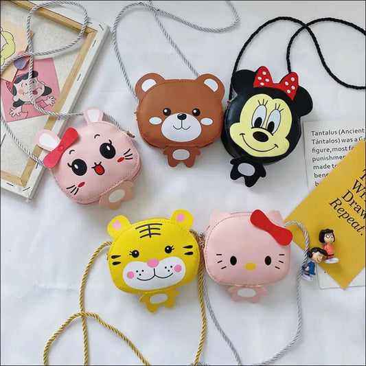 Children’s bag 2021 new cute cartoon small animal mini girls