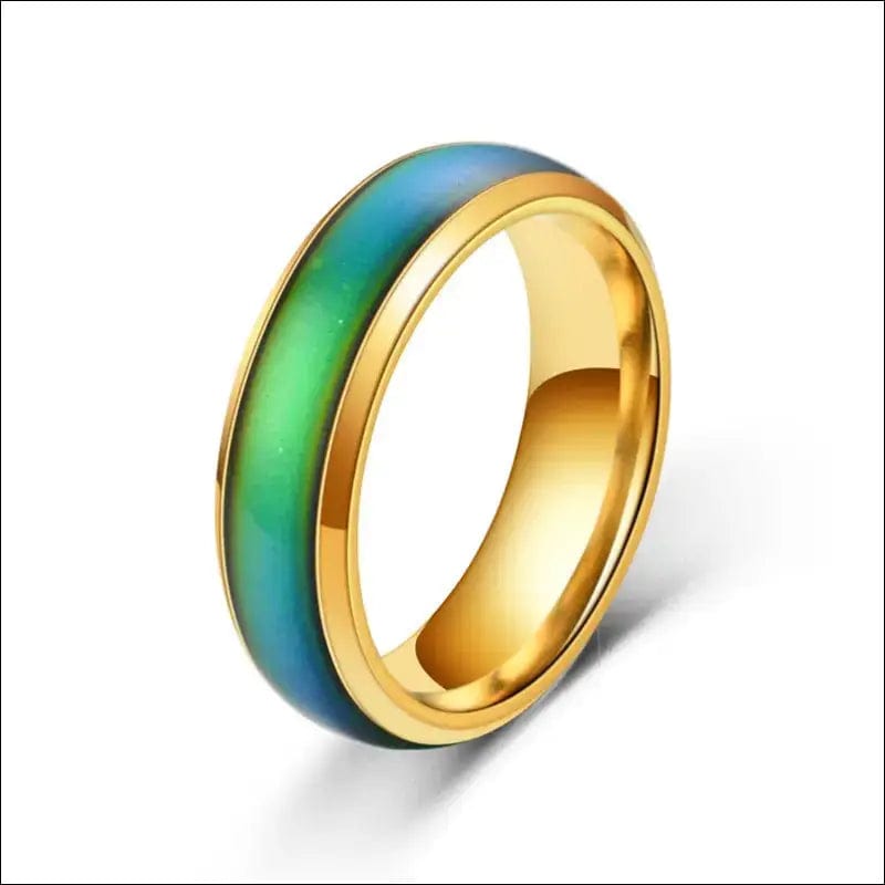 Color Changing Rings Stainless Steel Ring Mood Emotion