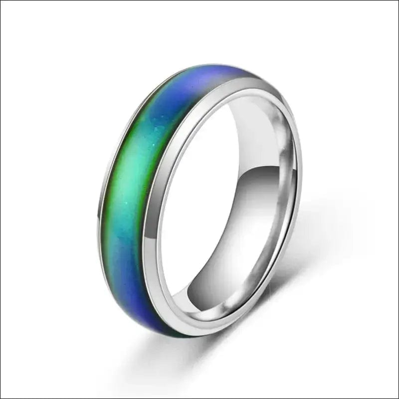 Color Changing Rings Stainless Steel Ring Mood Emotion
