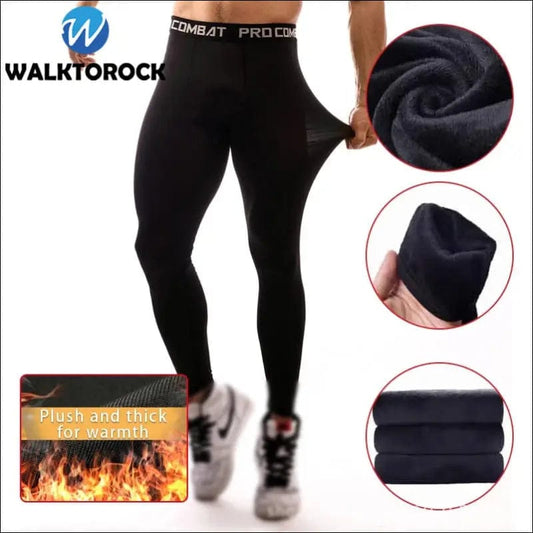 Compression Pants Mens Gym Leggings Sport Training Men