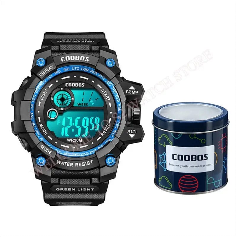 Cool Luminous Men Sport Watch High-end Silicone Strap