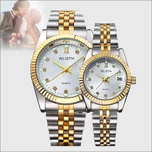 Couple watch pair fashion business waterproof quartz night