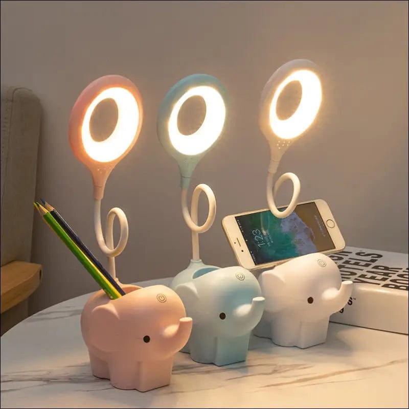 Creative Elephant Animal Led Table Lamp Charging Plug-in