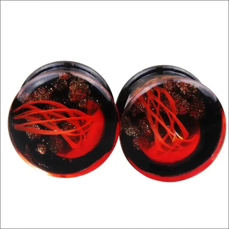 Cross-border e-commerce new glass ear expansion red water