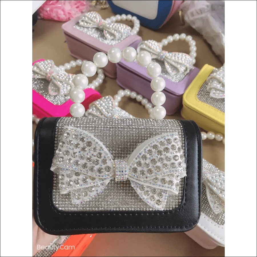 Cross-border handbags Blingbling flash drill bout children’s