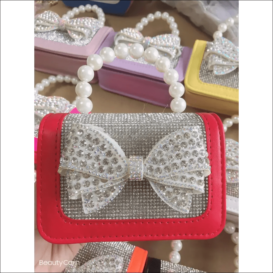 Cross-border handbags Blingbling flash drill bout children’s