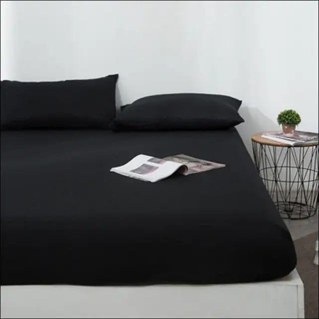 Cross-border new product solid color brushed bed sheet cover