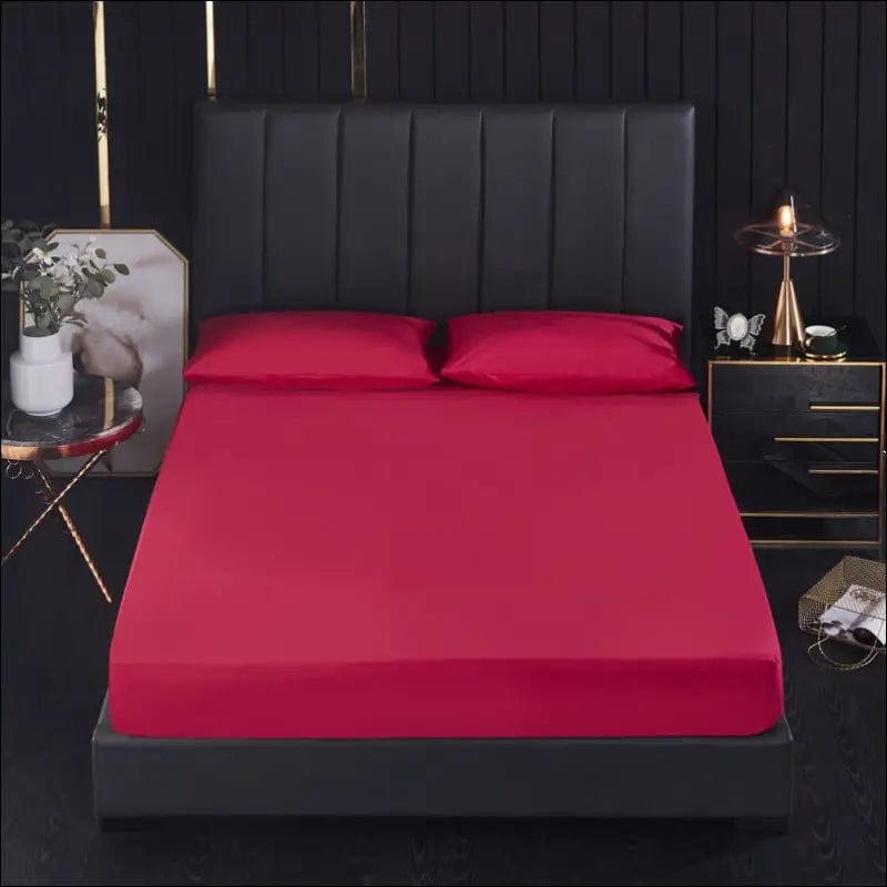 Cross-border new product solid color brushed bed sheet cover