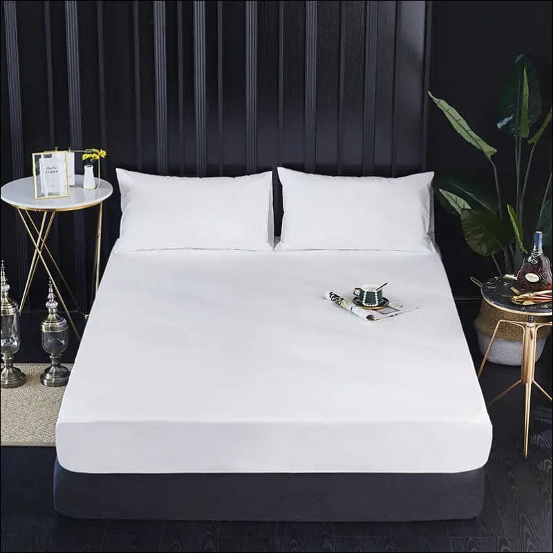 Cross-border new product solid color brushed bed sheet cover