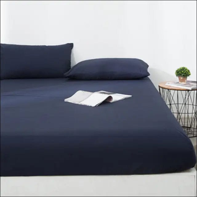 Cross-border new product solid color brushed bed sheet cover