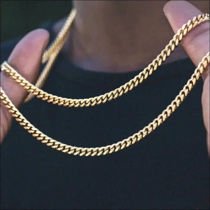 Cuban Link Chain Necklace For Men & Women -